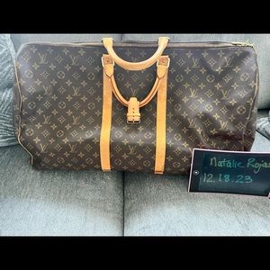 Authentic Louis Vuitton Monogram Keepall
60 duffle
